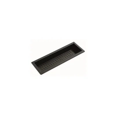 Barazza Vaschetta cieca con fondo 1CVFGN in acciaio inox nero opaco da 41 cm