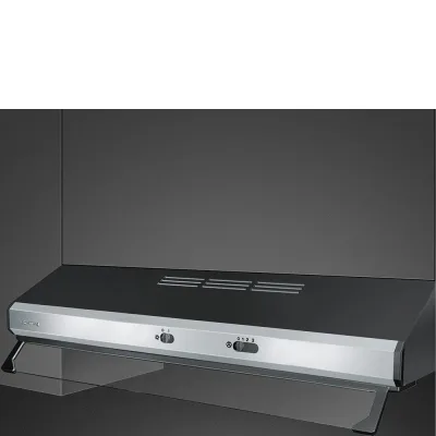Smeg Cappa aspirante semi-integrata KSEC81XE3 finitura inox/nero da 80 cm - IN PROMOZIONE FINO AL 30/06