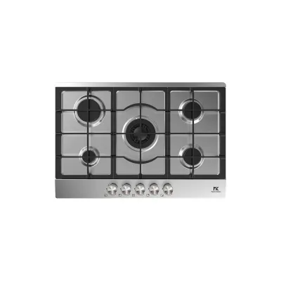 Master Kitchen Piano cottura a gas MKHG 754101-PR TC XS finitura acciaio inox da 75 cm