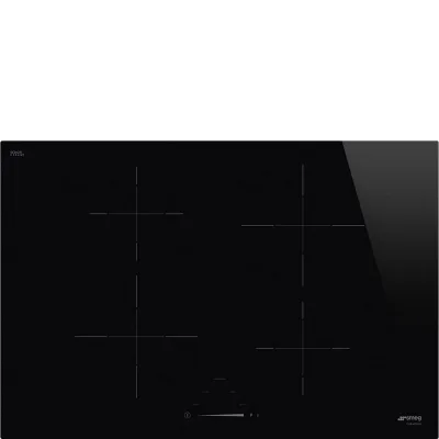 Smeg S Piano cottura a induzione SI4742D in vetroceramica nero da 75 cm