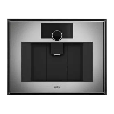 Gaggenau Macchina da caffè automatica da incasso GC451120 finitura inox e vetro fumè da 60 cm