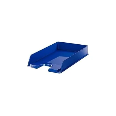 Esselte Europost Vivida Vassoio Documenti Formato Verticale A4 Spazio per Etichetta di Identificazione Colore BLU