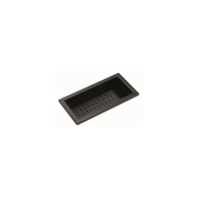 Barazza Vaschetta cieca con fondo 1CVFN in acciaio inox nero opaco da 28 cm