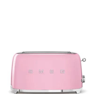 PRONTA CONSEGNA - Smeg Tostapane 4x2 TSF02PKEU finitura rosa