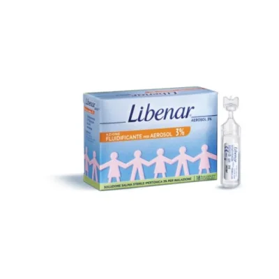 LIBENAR AEROSOL 3% IPERTONICA 18 FIALE