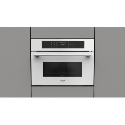 Fulgor Forno microonde con grill FGMO 4508 TEM WH finitura vetro bianco da 60 cm