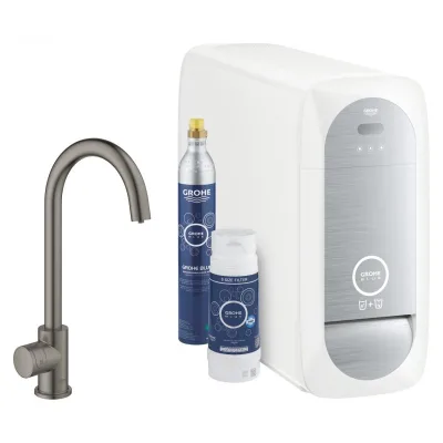 Grohe Miscelatore Blue Home mono rubinetto 31498AL1 finitura grafite spazzolato