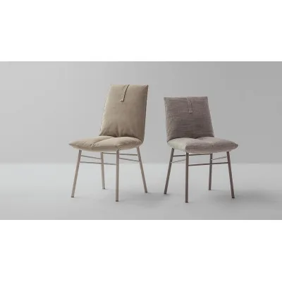 Bonaldo Sedia Pil up con gambe in metallo e seduta a scelta