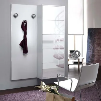Maconi Scarpiera Family 862 in legno con specchio da 30 paia serie Shoe Holder collection - profondita' 26 cm