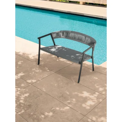 Talenti Sofa 2 posti KEY con struttura alluminio
