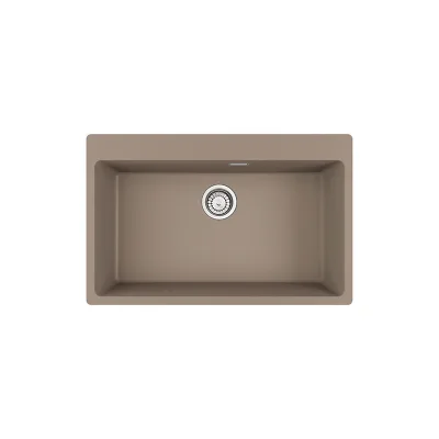 PRONTA CONSEGNA - Franke: Lavello una vasca Vasche Sopratop Centro MRG 610-73 FTL 114.0661.709 finitura fragranite oyster da 78x50 cm