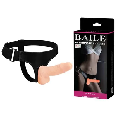 Strap-On Baile Jessica Dildo Realistico 14,5 cm Ø 3,2 cm Harness Regolabile Sex Toy