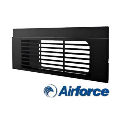 Airforce Griglia uscita aria KRASP010 finitura nero H10/15 cm