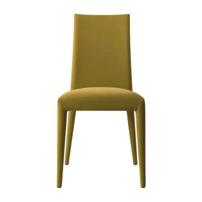 Calligaris OUTLET Sedia Anaïs CS1266 con struttura in faggio e seduta in tessuto S98 Skuba nocciola