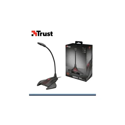 MICROFONO GAMING TRUST Gaming GXT 239 Nepa Pulsante Mute Base antiscivolo