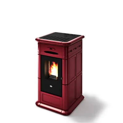 Eva Calòr Stufa a pellet ALINA 901659800 finitura rosso