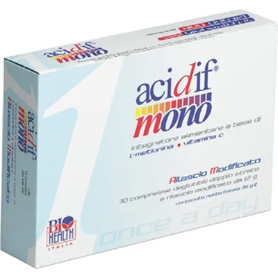 Acidif Mono Integratore Funzionalità Vie Urinarie 30 Compresse