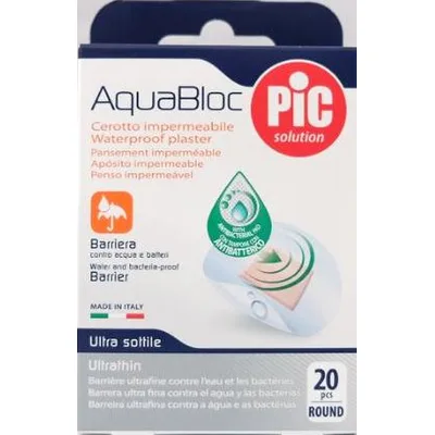 Pic Aquabloc Cerotti Impermeabili Rotondi Diametro 22,5 Mm 20 Pezzi