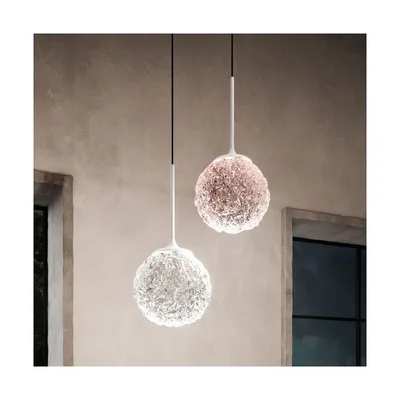 Minitallux Lampada a sospensione a LED Cristalglob S33 in diverse finiture by Icone Luce