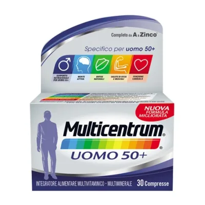 MULTICENTRUM UOMO 50+ 30 COMPRESSE