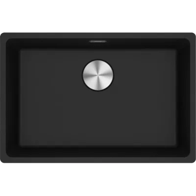 PRONTA CONSEGNA - Franke: Lavello una vasca Vasche Sottotop Maris MRG 110-62 125.0686.724 finitura fragranite nero da 65.3x43.3 cm