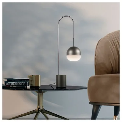 Minitallux Lampada da tavolo a LED Ghianda LP in diverse finiture by Icone Luce
