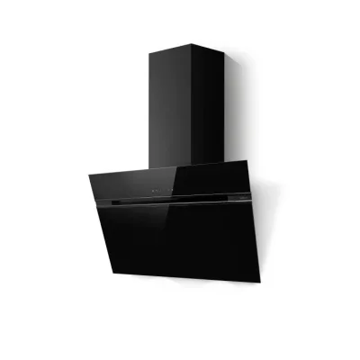Elica Cappa aspirante a parete STRIPE @ BL/A/90 PRF0199706 finitura vetro nero da 90 cm