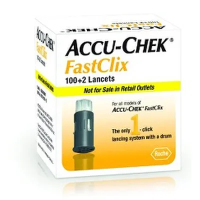 Accu-Chek Fastclix Lancette Pungidito 100+2 Pezzi