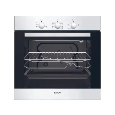 PRONTA CONSEGNA - Candy Forno a gas da incasso OCGE02TX finitura nero e acciaio inox da 60 cm