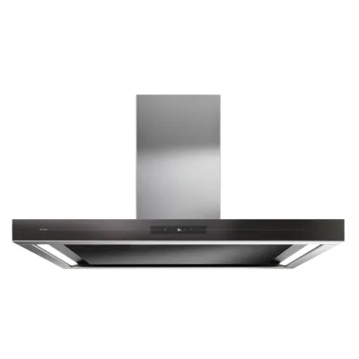 Asko Cappa aspirante a isola CI 41238 G finitura vetro nero da 120 cm