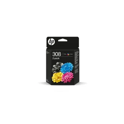 MULTIPACK CARTUCCIA ORIGINALE HP 6L6S6UE NERO/COLORE 308 Envy 6110e DeskJet 2910 2920