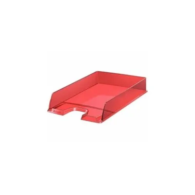 Esselte Europost Vivida Vassoio Documenti Formato Verticale A4 Spazio per Etichetta di Identificazione Colore ROSA CHIARO