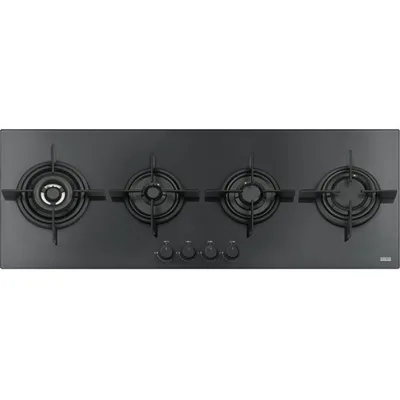 Franke Piano cottura a gas Mythos FHCR 1204 3G TC HE BK C 106.0374.292 finitura cristallo nero da 118 cm