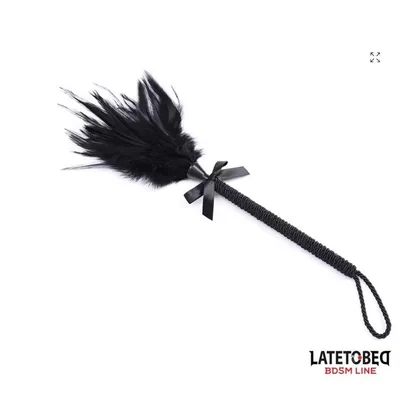 Frustino Ticler tintillatore piume circa 40 cm fetish bondage BDSM sadomaso