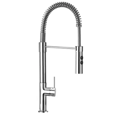 Schock Miscelatore monocomando con doccetta AQUASOFT SLIM SXSOFTL80 finitura cromato