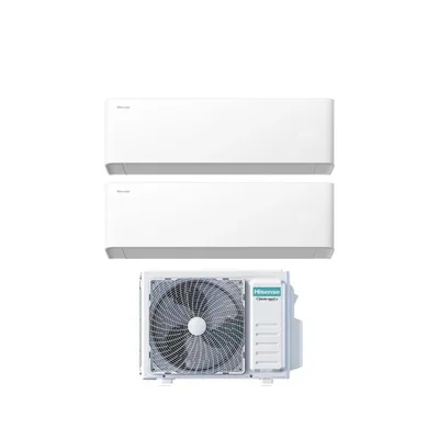 Climatizzatore Condizionatore Hisense Dual Split UNIAIR 9000+9000 Con 2AMW42U4RGC 9+9 Wi-Fi Incluso A++/A++