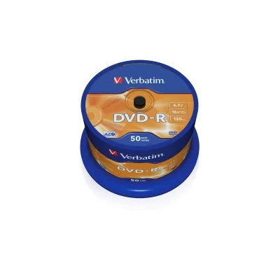 Confezione 50pz Verbatim DVD-R Verbatim 16x 4,7 GB 43548