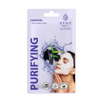 Maschera In Tessuto Carbone 1 pezzo STAY WELL