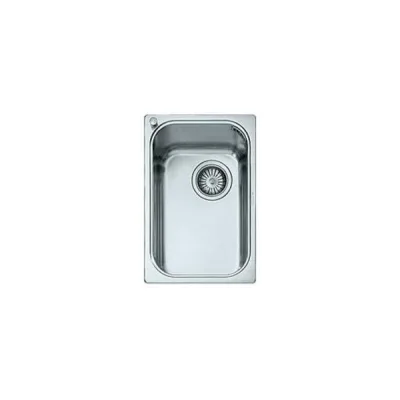 Alpes Vasca semifilo VF 431-D in acciaio inox da 31x46 cm
