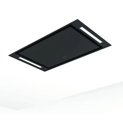 Faber Cappa a soffitto HEAVEN 2.0 BK MATT FLAT A90/2 350.0663.966 finitura nero opaco da 90 cm