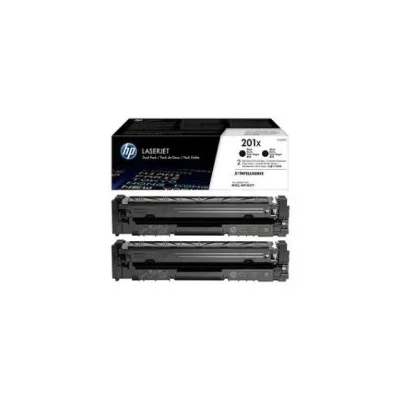 BIPACK TONER ORIGINALE HP CF400X 201X Color LaserJet Pro M250 2.8K NERO CF400XD