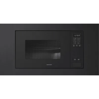 Barazza Microonde da incasso 1MOXEN finitura acciaio inox nero opaco / vetro nero da 75 cm - PROMOZIONE ATTIVA FINO AL 19/10