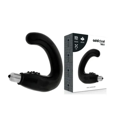 Plug anale nero morbido 12 cm circa con vibrazioni potenti nuovo anche perineo