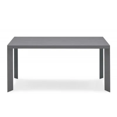 PRONTA CONSEGNA - Calligaris OUTLET Tavolo allungabile Lam CS4084-ML 160 in metallo e impiallaciato P16W grigio da 160(220)x90 cm
