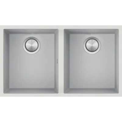Barazza Lavello sottotop a due vasche SOUL 1QSO82BS finitura b_granite bianco da 72x39.5 cm - IN PROMOZIONE FINO AL 6/07