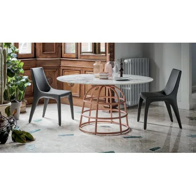 Bonaldo Sedia Tip Toe con gambe in metallo e seduta a scelta