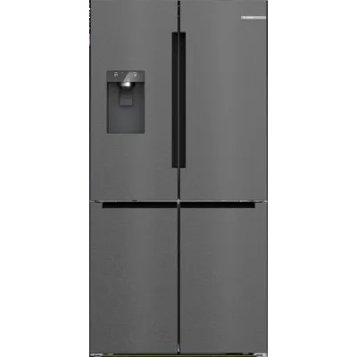 PRONTA CONSEGNA - Bosch Frigorifero side by side cross door a libera installazione KFI96AXEA finitura inox nero da 90 cm