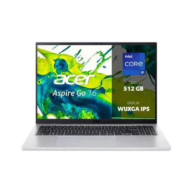 ACER ASPIRE GO 16 AG16-71P-98MF 16" WUXGA i9-13900H RAM 16GB-SSD 512GB NVMe-IRIS Xe GRAPHICS-WI-FI 6-WIN 11 HOME ARGENTO (NX.JS9