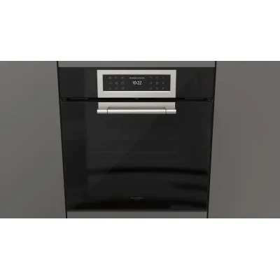 Fulgor Forno a vapore Atmos FCLSO 6023 TEM BK finitura vetro nero da 60 cm