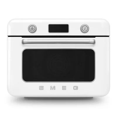 Smeg Forno combinato a vapore da appoggio COF01WHEU finitura bianco da 50 cm